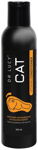 DR LUCY - CAT VITAMIN CONDITIONER 150 ML SKONCENTROWANA ODŻYWKA WITAMINOWA DO KOTÓW O DŁUGIEJ SIERŚCI, ODŻYWIA, REGENERUJE, PRZYWRACA BLASK