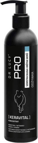 Dr Lucy - PRO KERAVITAL 250 ml - keratynowo-witaminowa odżywka dla psów z długą, szorstką sierścią