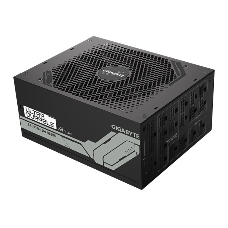GIGABYTE UD1600PM PG5 AI TOP moduł zasilaczy 1600 W 20+4 pin ATX ATX Czarny