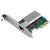 Karta sieciowa Trendnet TEG-10GECTX, wewnętrzna, przewodowa, PCI Express, Ethernet, 10000 Mbit/s, zielony, szary