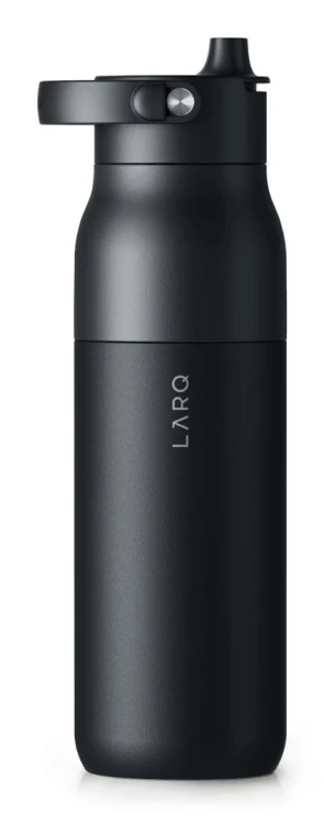 LARQ Bottle PureVis 2 - inteligentna, samoczyszcząca butelka filtrująca, światło UV-C 680ml (obsidian black)