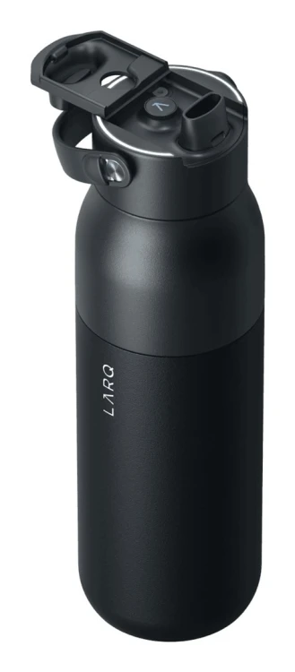 LARQ Bottle PureVis 2 - inteligentna, samoczyszcząca butelka filtrująca, światło UV-C 680ml (obsidian black)