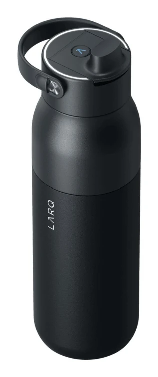 LARQ Bottle PureVis 2 - inteligentna, samoczyszcząca butelka filtrująca, światło UV-C 680ml (obsidian black)