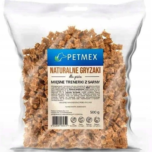PETMEX Mięsne treneki z sarny dla psa 500g