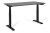 Biurko/Stolik z regulowaną wysokością UNIQUE ACTIVE I 14-C103W-B-140-YZ-13 czarny stelaż blat antracyt, 140X70 cm