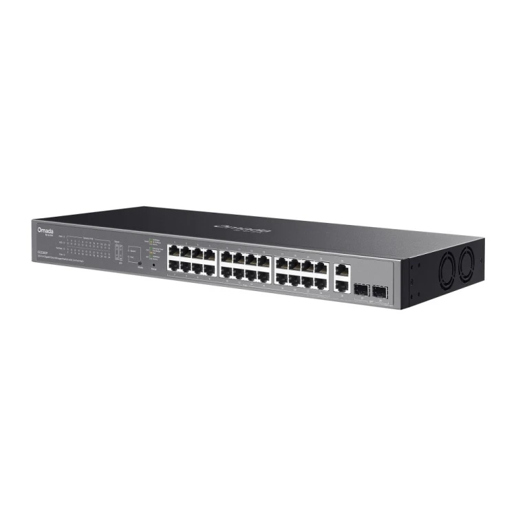 TP-Link ES228GP przełącznik sieciowy Zarządzany L2 Gigabit Ethernet (10/100/1000) Obsługa PoE Czarny