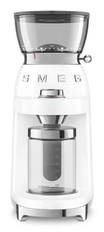 Smeg CGF03WHEU młynek do kawy 150 W Biały