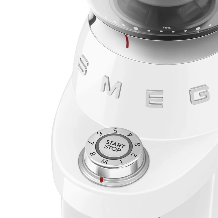 Smeg CGF03WHEU młynek do kawy 150 W Biały