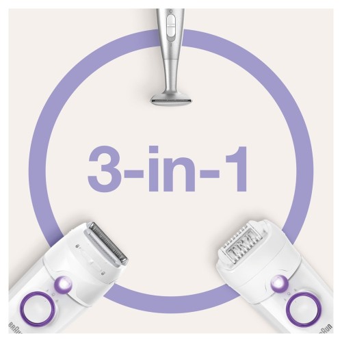Braun Silk-épil 5 825 Power 28 pęset(y) Biały, Fioletowy