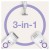 Braun Silk-épil 5 825 Power 28 pęset(y) Biały, Fioletowy