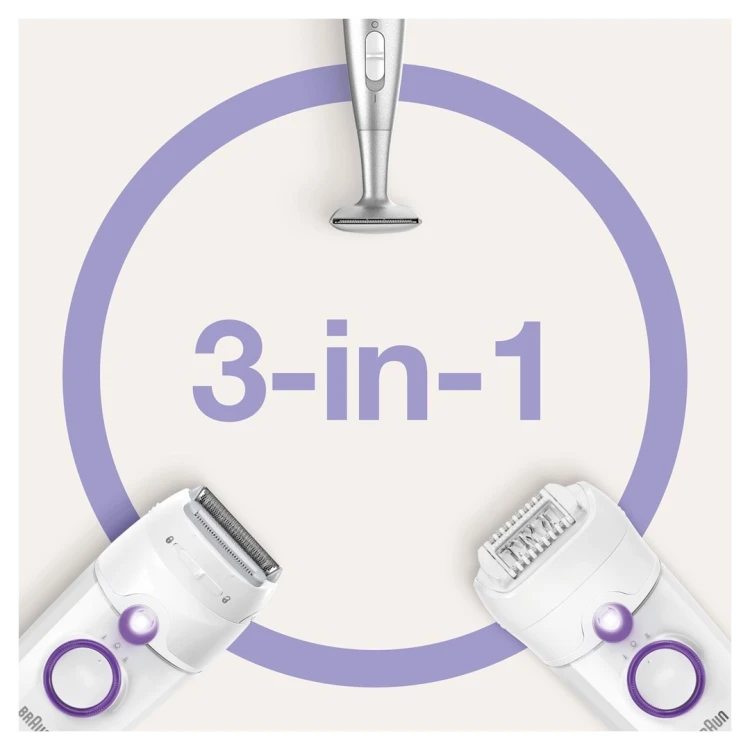 Braun Silk-épil 5 825 Power 28 pęset(y) Biały, Fioletowy