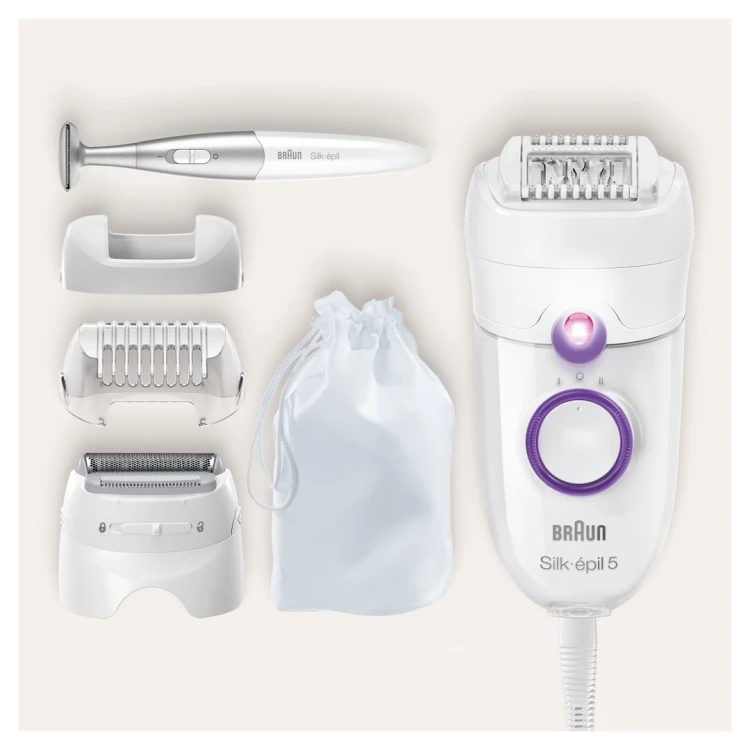 Braun Silk-épil 5 825 Power 28 pęset(y) Biały, Fioletowy