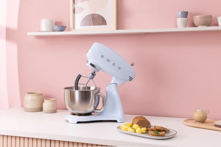 Smeg SMF05PBEU mikser Mikser stojący 1000 W Niebieski
