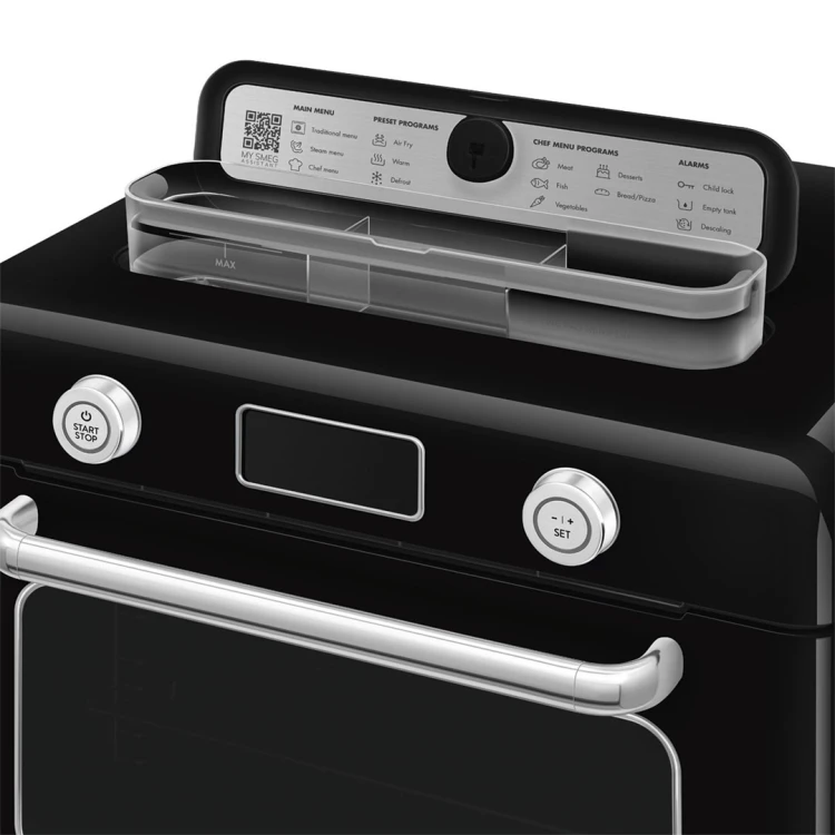 Smeg COF01BLEU piec parowy Mała Czarny Przyciski, Obrotowy