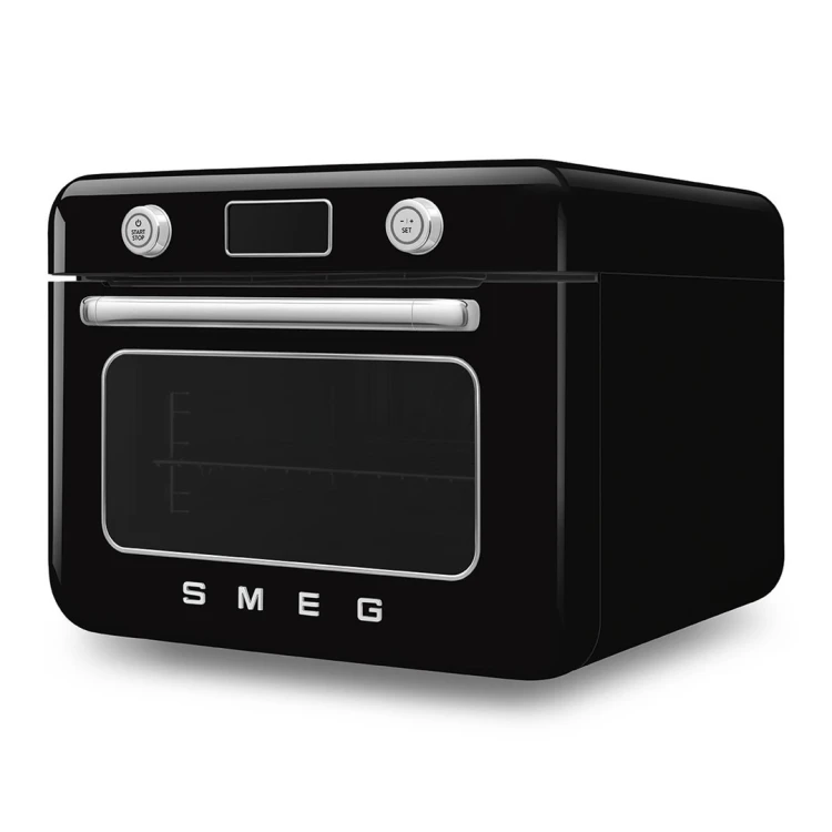Smeg COF01BLEU piec parowy Mała Czarny Przyciski, Obrotowy