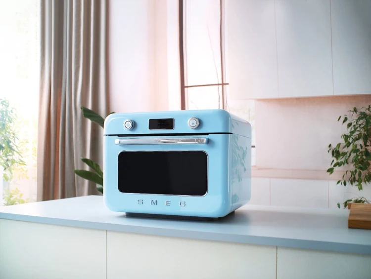 Smeg COF01PBEU piec parowy Mała Niebieski Przyciski, Obrotowy