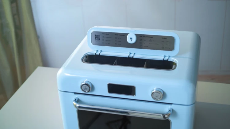 Smeg COF01PBEU piec parowy Mała Niebieski Przyciski, Obrotowy