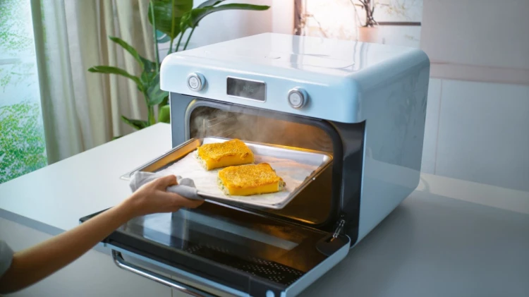 Smeg COF01PBEU piec parowy Mała Niebieski Przyciski, Obrotowy