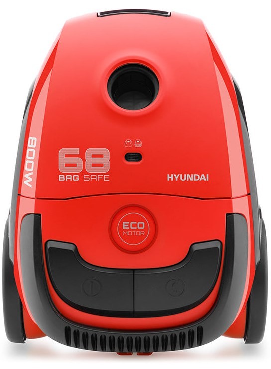 Hyundai HYUVC068R odkurzacz 2 l Bęben próżniowy Suchy 800 W Worek na kurz