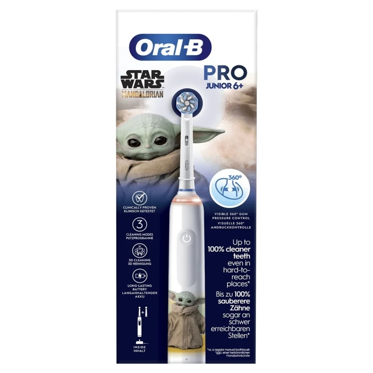 Oral-B PRO 14876674 szczoteczka elektryczna Dziecko Obrotowa szczoteczka do zębów Wielobarwny, Biały