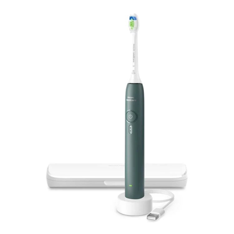 Philips HX4033/26 Sonicare 3100 elektrische Zahnb?rste, dunkelgr?n