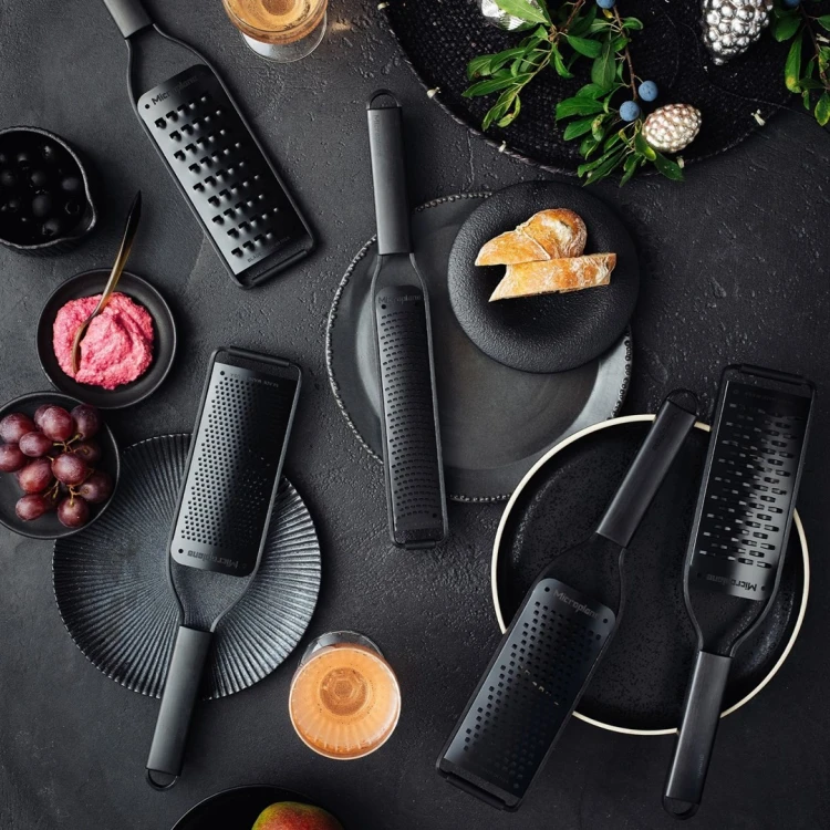 Microplane 43002 ręczna tarka / spiralizer Tarka płaska Czarny