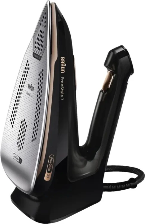 Braun FI 7276 BK FreeStyle 7 Żelazko parowe Czarny, Złoto