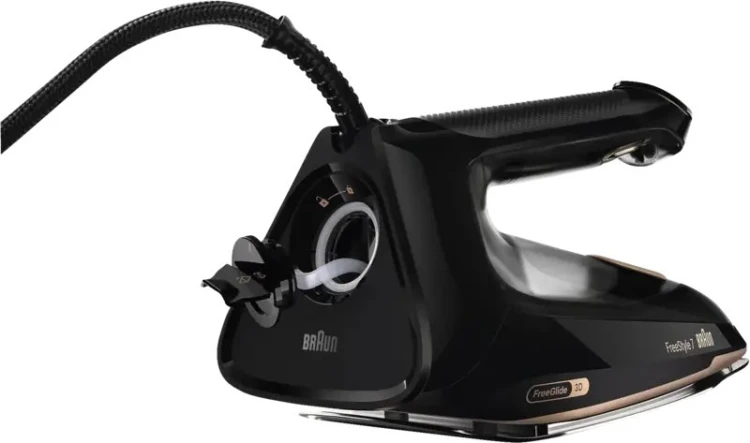 Braun FI 7276 BK FreeStyle 7 Żelazko parowe Czarny, Złoto