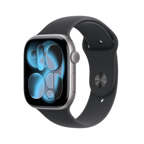 Apple Watch Series 11 OLED 46 mm Cyfrowy 416 x 496 px Ekran dotykowy Szary Wi-Fi GPS