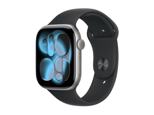 Apple Watch Series 11 OLED 46 mm Cyfrowy 416 x 496 px Ekran dotykowy Szary Wi-Fi GPS