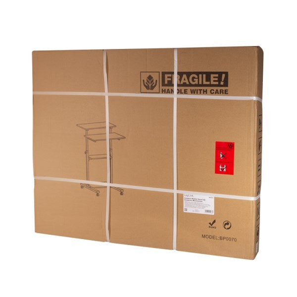 LogiLink BP0070 biurko komputerowe Czarny, Szary