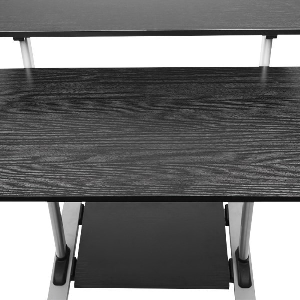 LogiLink BP0070 biurko komputerowe Czarny, Szary
