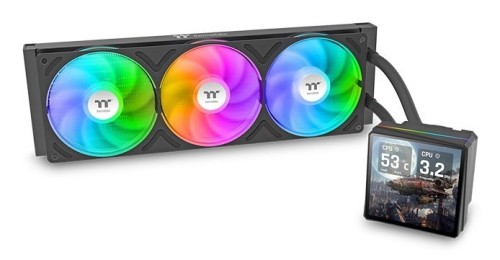 Thermaltake TH360 V3 Ultra ARGB Procesor Chłodnica cieczy all-in-one 12 cm Czarny 1 szt.