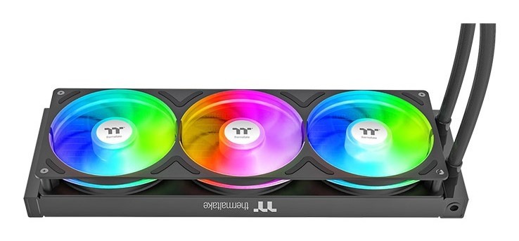 Thermaltake TH360 V3 Ultra ARGB Procesor Chłodnica cieczy all-in-one 12 cm Czarny 1 szt.