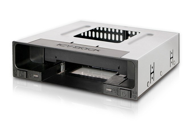 Icy Dock MB795SP-B panel drive bay 2,5/3,5" Taca napędu pamięci masowej Czarny