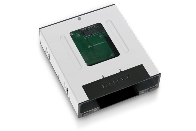 Icy Dock MB795SP-B panel drive bay 2,5/3,5" Taca napędu pamięci masowej Czarny