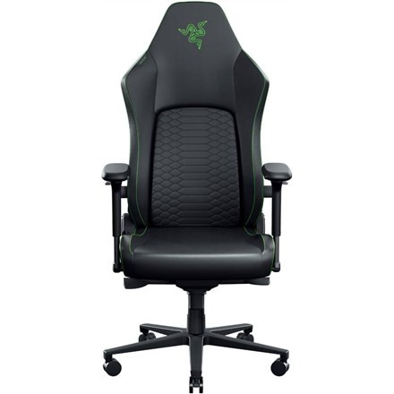 Razer Iskur V2 NewGen Gaming-Stuhl, ergonomisches Design, HyperFlex-Lordosenstütze, 4D-Armlehnen - schwarz/grün