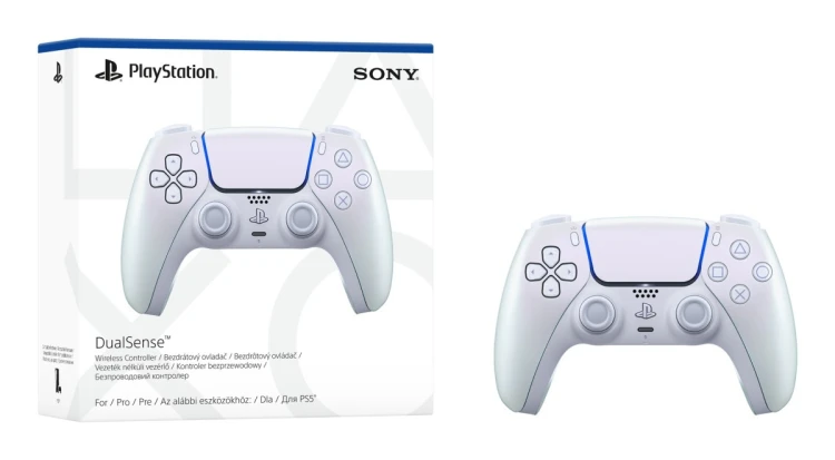 Sony DualSense Perłowy Bluetooth/USB Gamepad Cyfrowy PlayStation 5