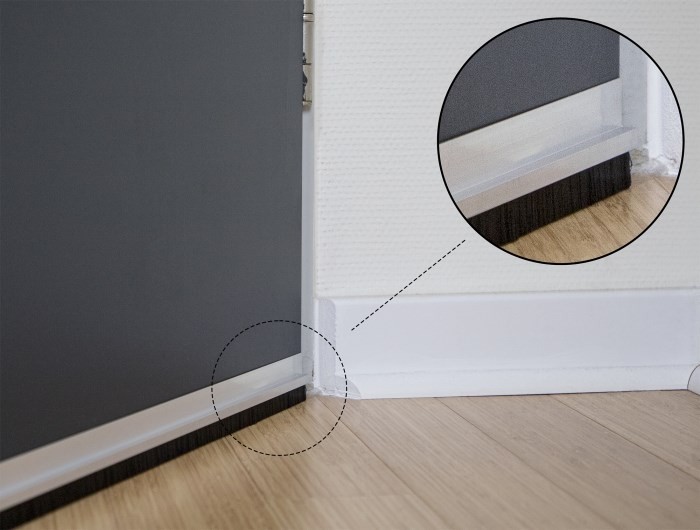 DeLOCK Pasek fiszbinowy 40mm z prosty profilem aluminiowym - długość 1 m