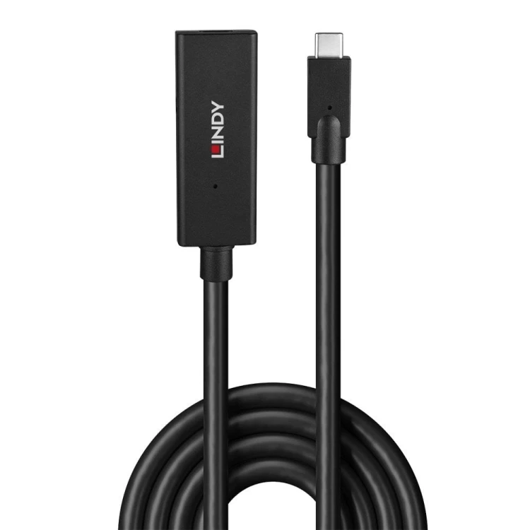 Lindy 43364 kabel USB USB 3.2 Gen 2 (3.1 Gen 2) 5 m USB C 10 Gbit/s Czarny
