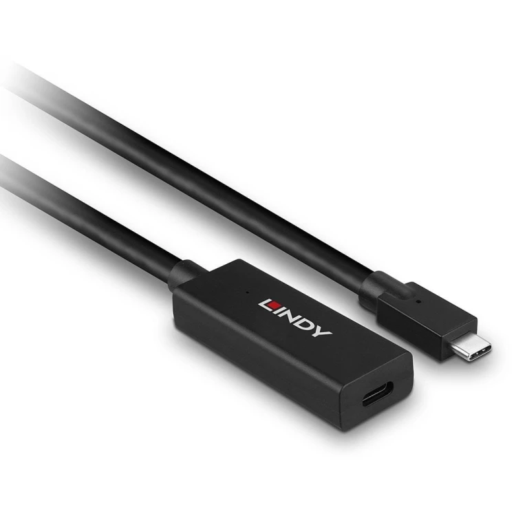 Lindy 43364 kabel USB USB 3.2 Gen 2 (3.1 Gen 2) 5 m USB C 10 Gbit/s Czarny