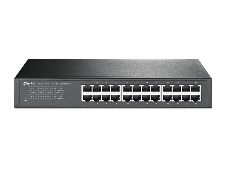 TP-Link TL-SG1024D przełącznik sieciowy Nie zarządzany Gigabit Ethernet (10/100/1000) Szary