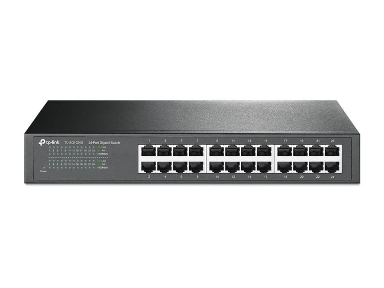 TP-Link TL-SG1024D przełącznik sieciowy Nie zarządzany Gigabit Ethernet (10/100/1000) Szary