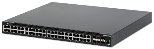 Intellinet 562041 przełącznik sieciowy Zarządzany L3 Gigabit Ethernet (10/100/1000) Obsługa PoE Czarny