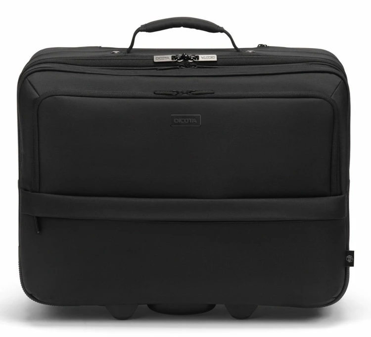 DICOTA D32036-RPET torba na laptop 43,9 cm (17.3") Pokrowiec w typie walizki na naóżkach Czarny