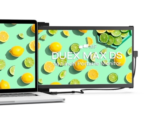 Mobile Pixels Duex Max DS monitor komputerowy 35,8 cm (14.1") 1920 x 1080 px Full HD LCD Czarny