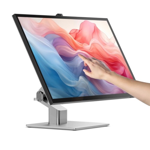 ALOGIC 32C4KPDTF monitor komputerowy 81,3 cm (32") 3840 x 2160 px 4K Ultra HD Ekran dotykowy Srebrny