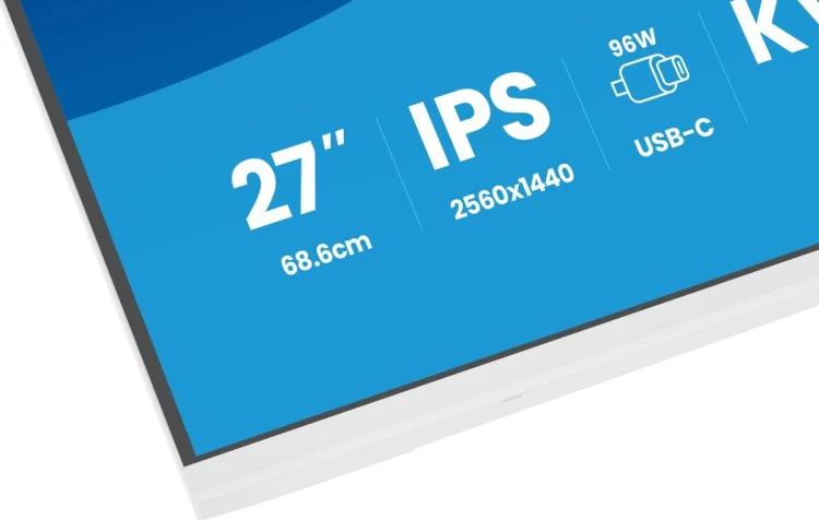iiyama ProLite XB2797QSNP-W1 monitor komputerowy 68,6 cm (27") 2560 x 1440 px Quad HD LCD Biały