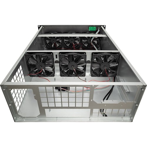 Inter-Tech IPC 4W40 Mining-Rack Czarny
