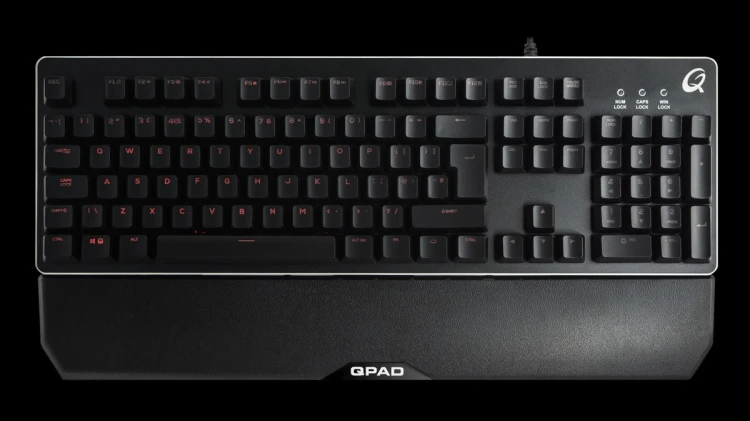 QPAD MK-40 klawiatura Gaming USB QWERTZ Niemiecki Czarny